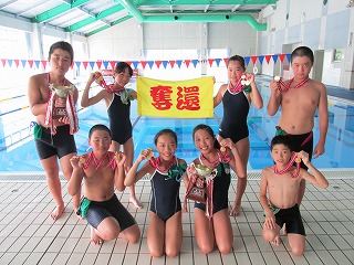 女子 水泳 六年生 学校法人 大阪初芝学園