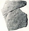 駒形遺跡出土線刻画のある土器片
