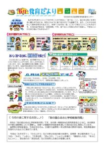 R８年度６月食育だよりのサムネイル